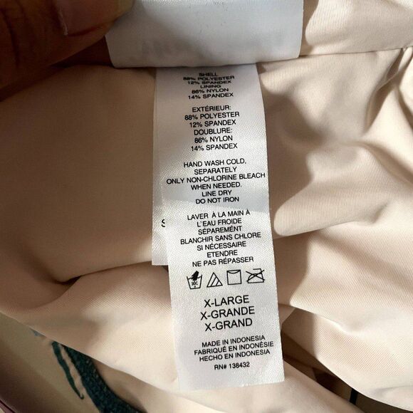 ModCloth Blue Marble Swirl Swim Top Size XL EUC - Picture 5 of 12